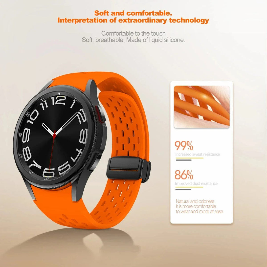 Breathable Magnetic Sports Watch Strap For Samsung