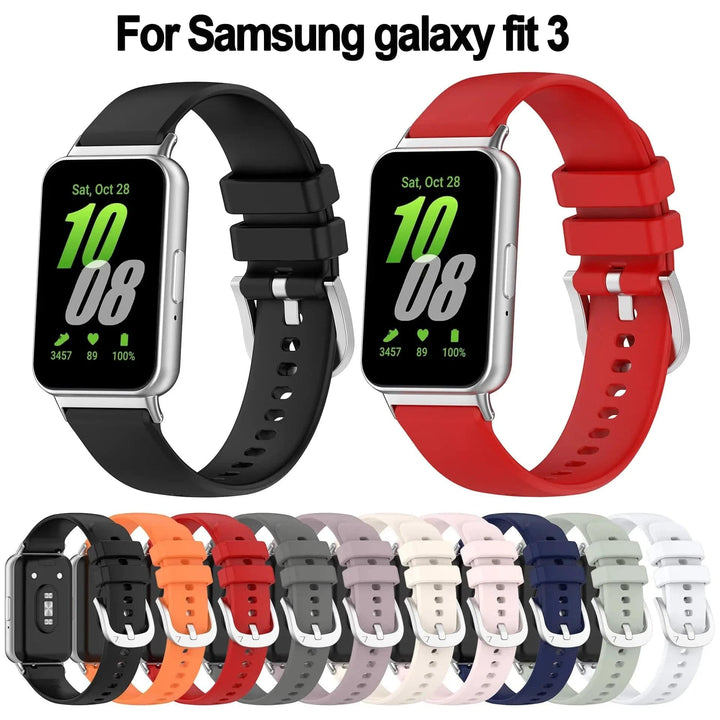 Silicone Sports Watch Band For Samsung Galaxy Fit 3
