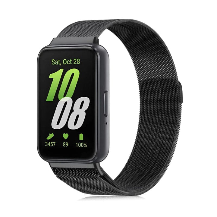 Milanese Loop Watch Strap for Samsung Galaxy Fit 3 Black