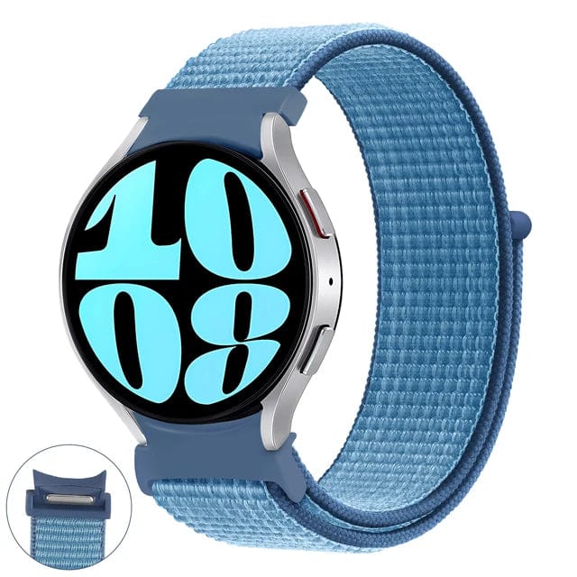 Nylon Sports Watch Band For Samsung Blue / Galaxy Watch 4 40mm