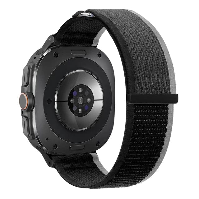 Trail Loop Watch Strap For Samsung Watch 7 Black Graey