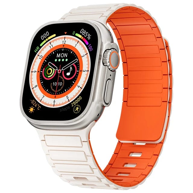 Silicone Magnetic Loop Watch Band Star Orange / 38mm, 40mm & 41mm