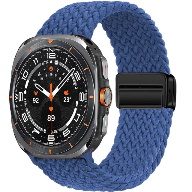 Braided Magnetic Sports Strap For Samsung Watch 7 Atlantic Blue