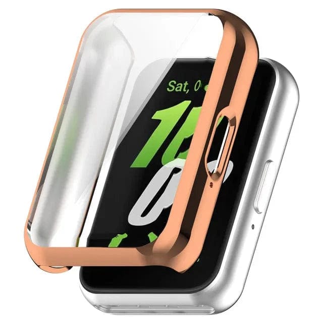 Protective Watch Case For Samsung Galaxy Fit 3 Rose Gold