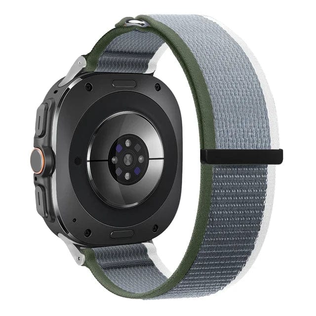 Trail Loop Watch Strap For Samsung Watch 7 Green Grey