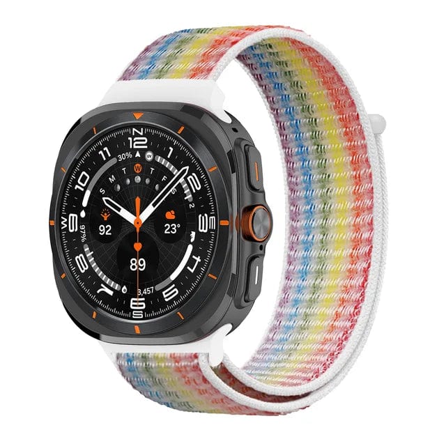 Nylon Sports Watch Strap For Samsung Watch 7 Ultra Multiple Color A