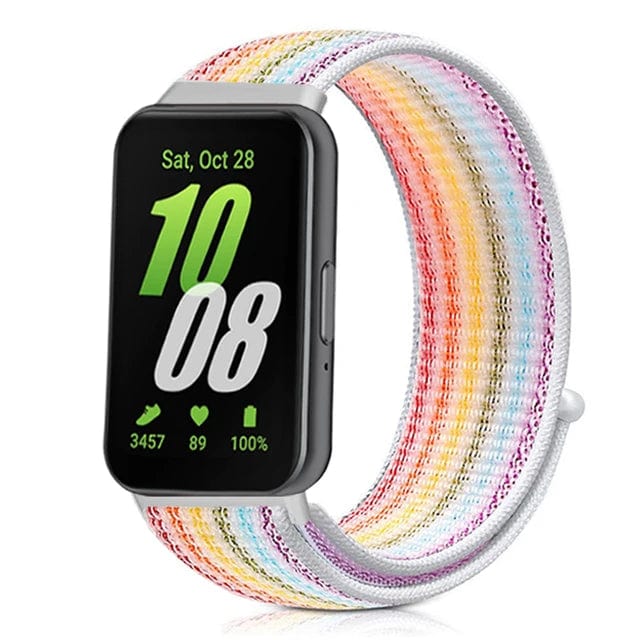 Nylon Sports Watch Band For Samsung Galaxy Fit 3 Colorful