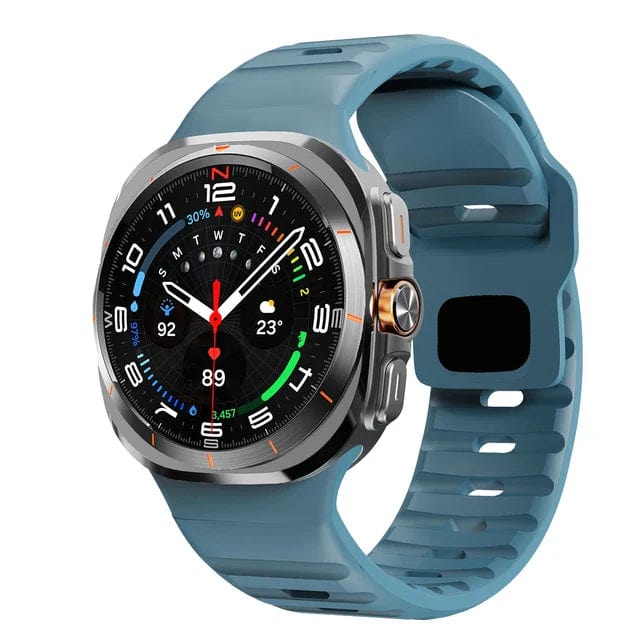 Rugged Sports Watch Strap For Samsung Watch 7 Sky Blue