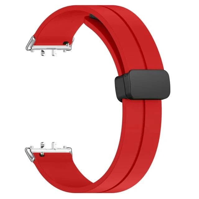 Magnetic Sports Band For Samsung Fit 3 Red