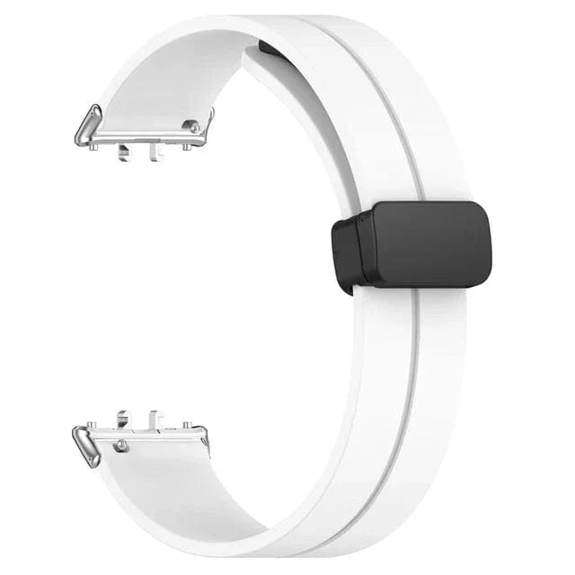 Magnetic Sports Band For Samsung Fit 3 White