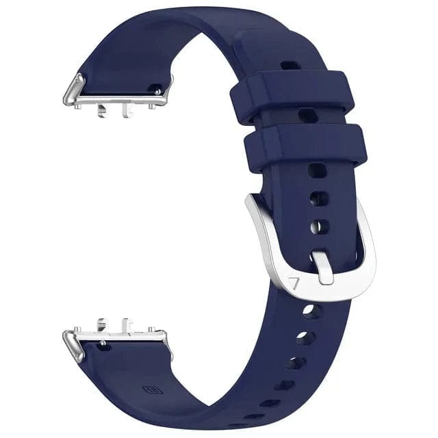 Silicone Sports Watch Band For Samsung Galaxy Fit 3 Blue