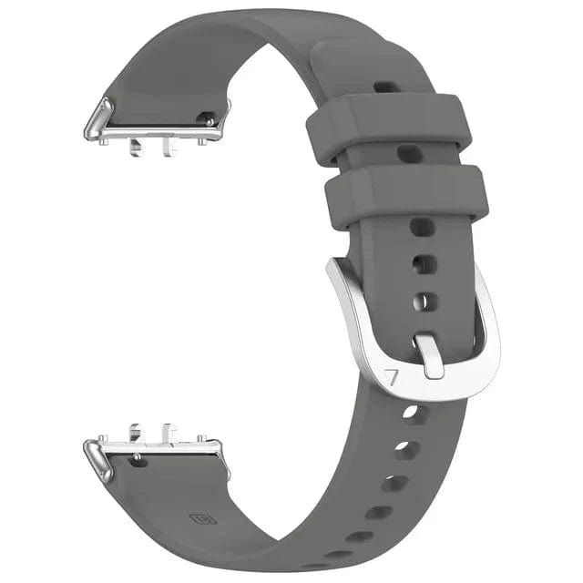 Silicone Sports Watch Band For Samsung Galaxy Fit 3 Gray