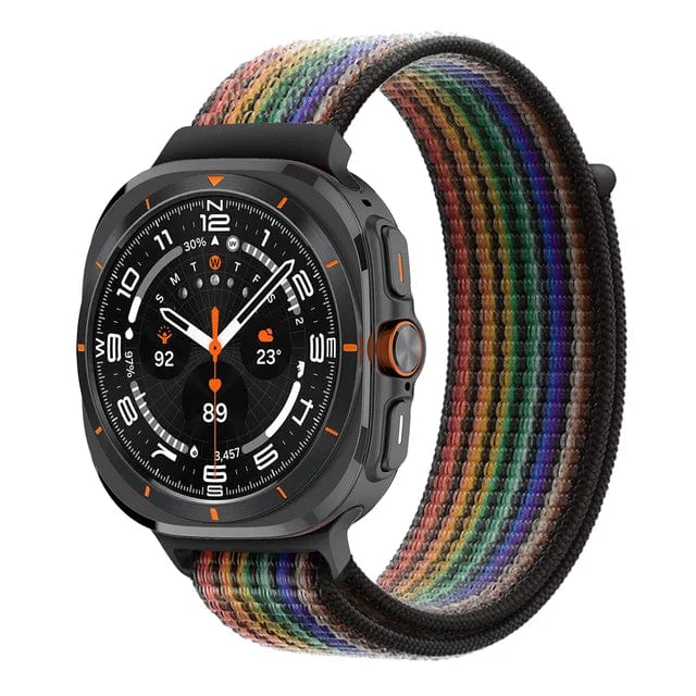 Nylon Sports Watch Strap For Samsung Watch 7 Ultra Multiple Color B