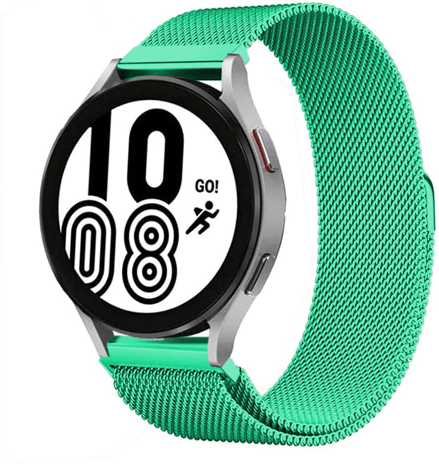 Milanese Stainless Steel Watch Band For Samsung Spearmint / 20mm