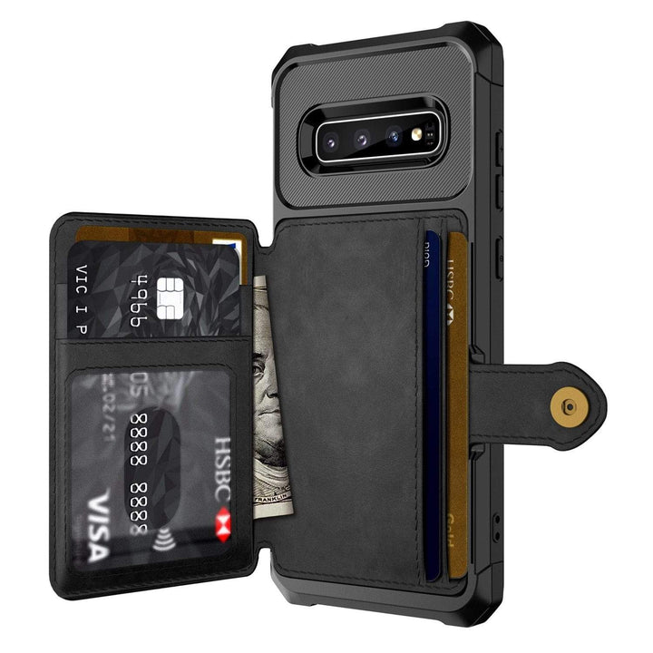 Magnetic Leather Wallet Case For Samsung Galaxy Note