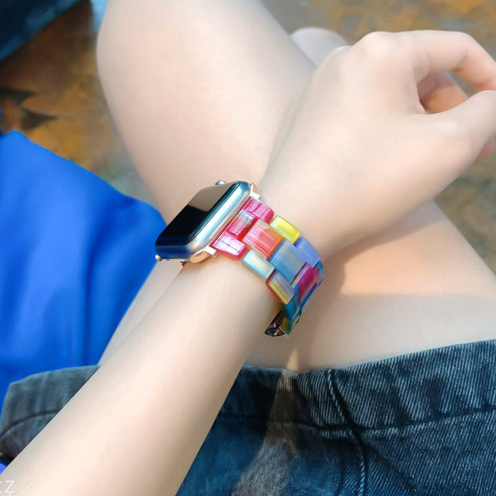 Marbled Resin Watch Band
