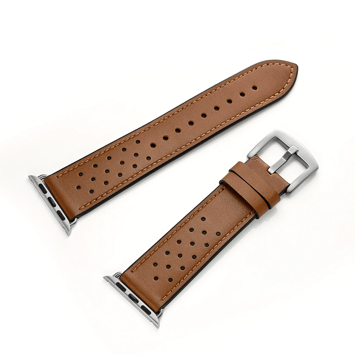 2 Tone Leather Watch Band