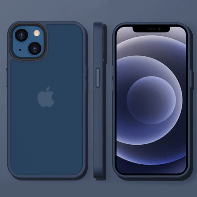 Thin Matte Phone Case iPhone 12 / Blue