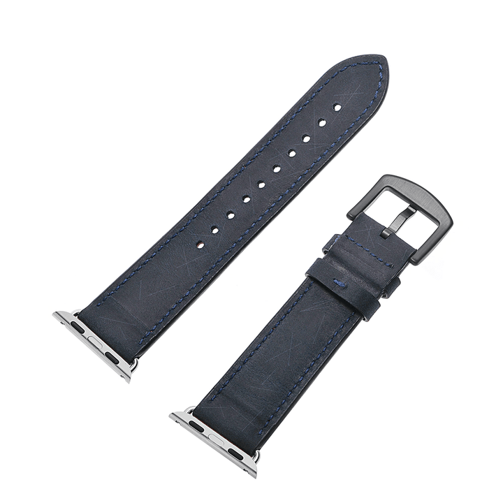 2 Tone Leather Watch Band