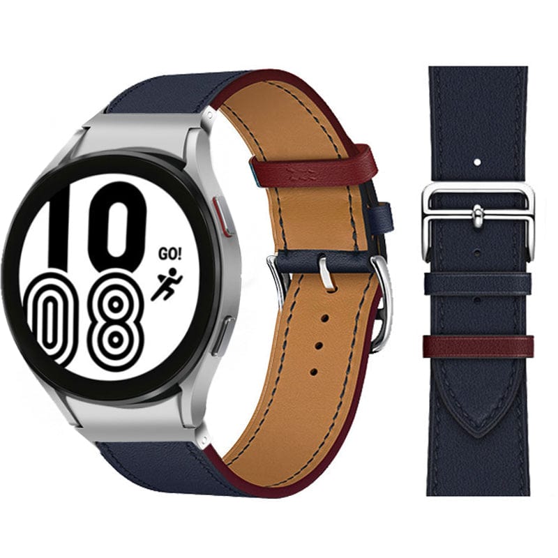 Leather Watch Band For Samsung Indigo / Galaxy Watch4 (40mm & 44mm)