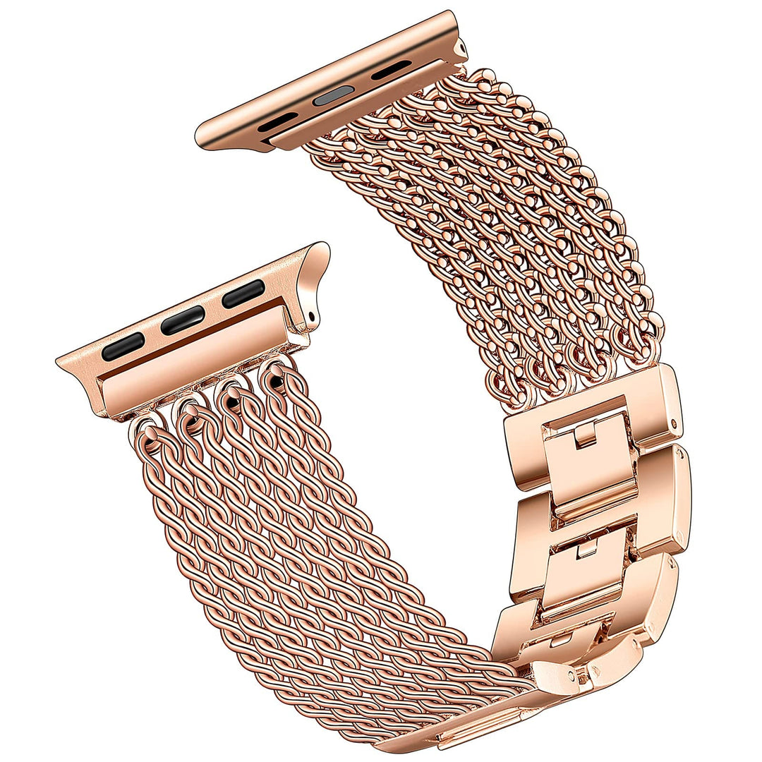 Chain Stainless Steel Watch Strap With Case