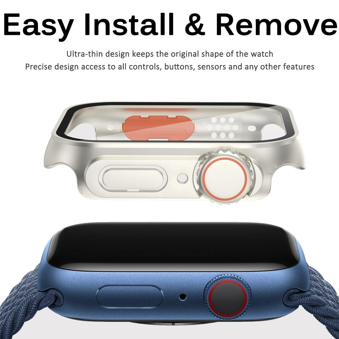 Upgrade Tempered Glass Scratch Proof Watch Case