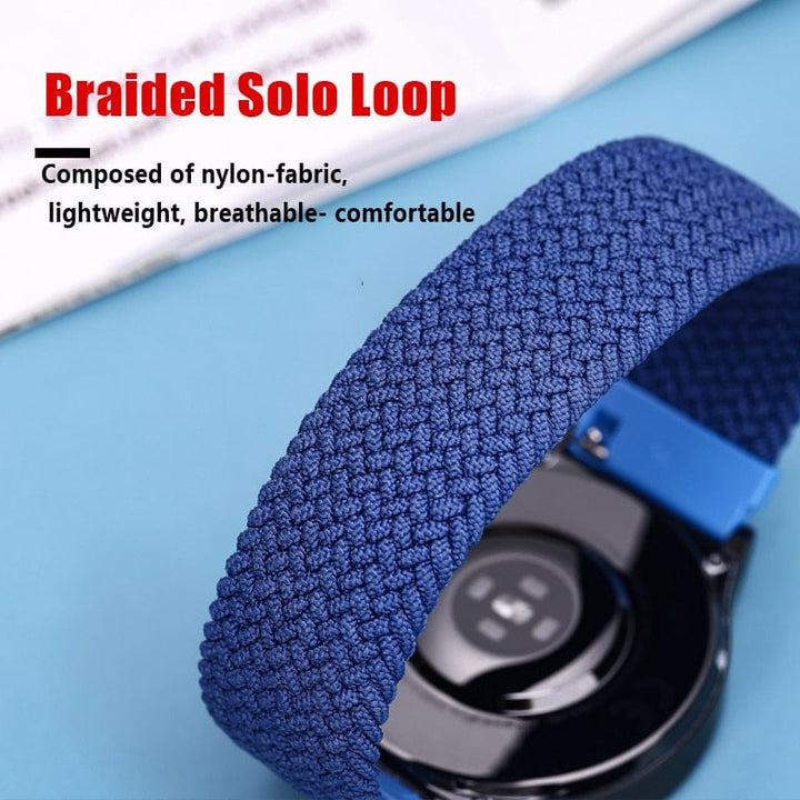 Braided Solo Loop Watch Band For Samsung