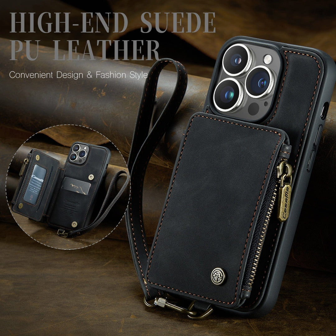 RFID Leather Wallet Phone Case