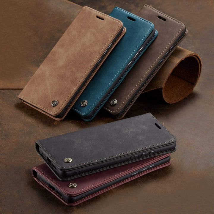Slim Magnetic Leather Case For Samsung Galaxy Note