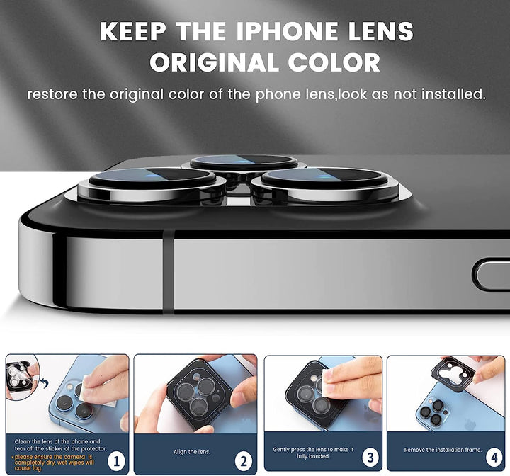 Triple Tempered Glass Camera Protector
