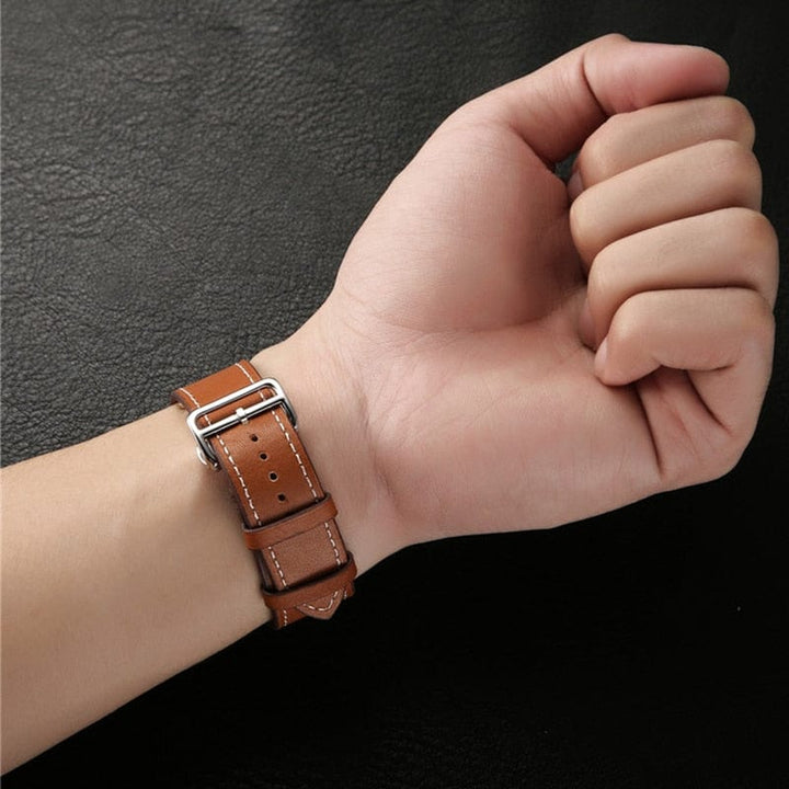 Leather Watch Band For Samsung
