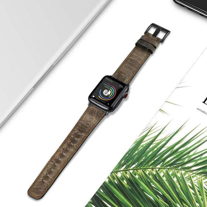 Cowhide Leather Watch Band