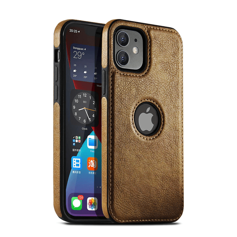 Slim Leather Phone Case Brown / iPhone 6/6S