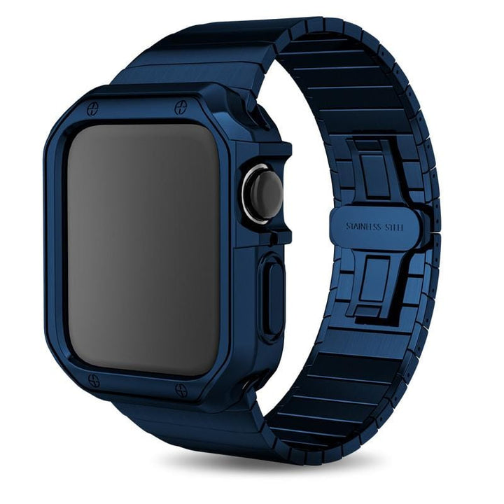 Stainless Steel Band With Case Blue / 38mm, 40mm & 41mm