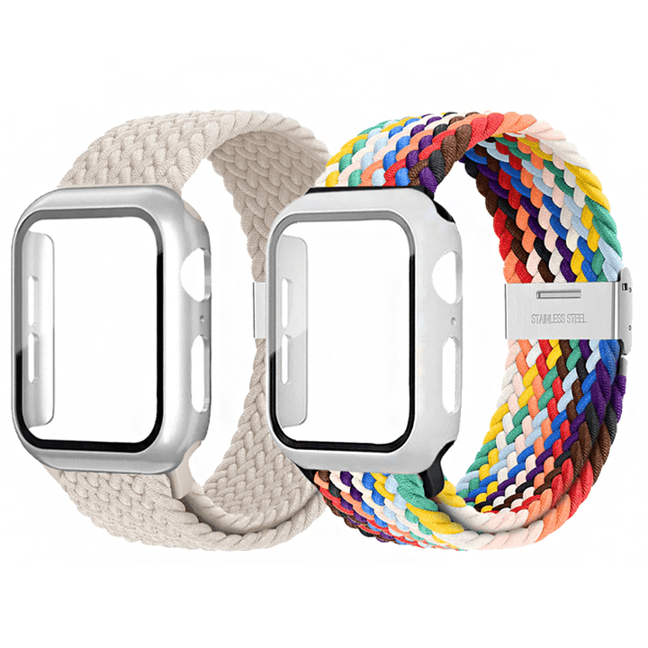 Braided Loop Watch Band With Case