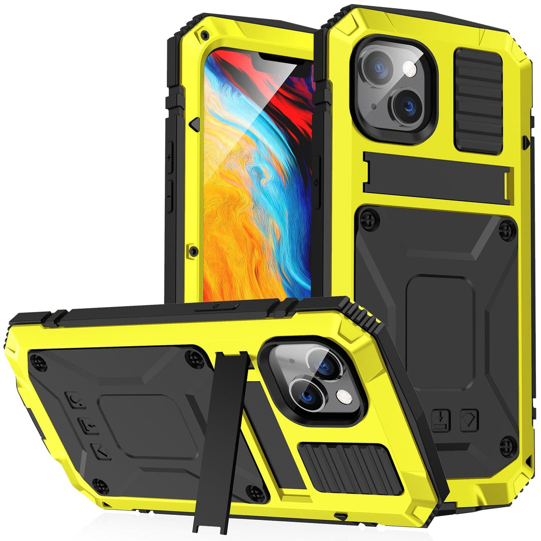 Rugged Heavy Duty Phone Case with Kickstand iPhone 14 / Yellow