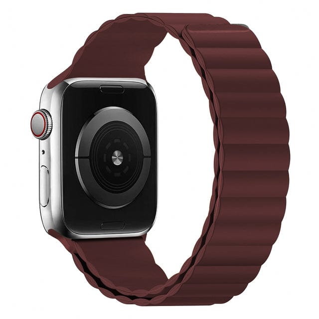 Magnetic Loop Sports Watch Band Wine Red / 38mm, 40mm & 41mm