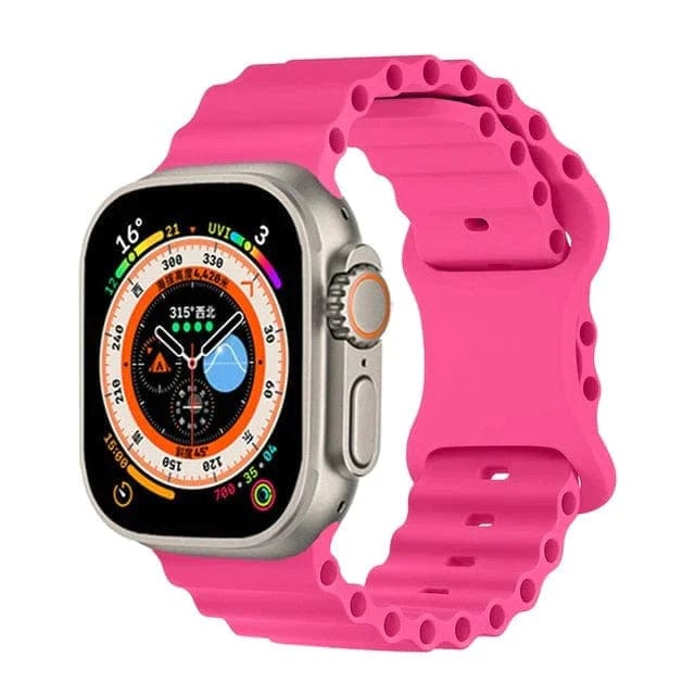 Tubular Sports Watch Band Hot Pink / 38mm, 40mm & 41mm