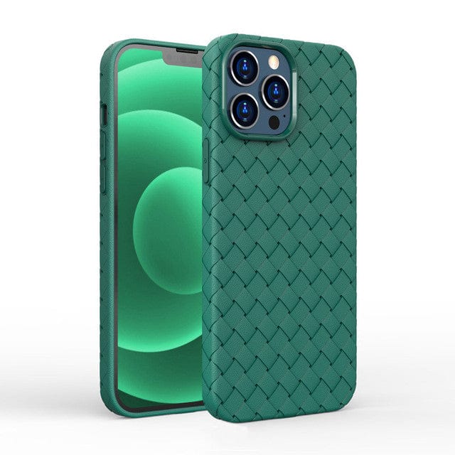 Braided Silicone Phone Case For iPhone 7/8 / Green
