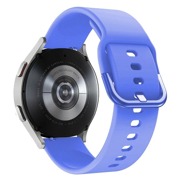 Silicone Sports Watch Band For Samsung Blue / 20mm
