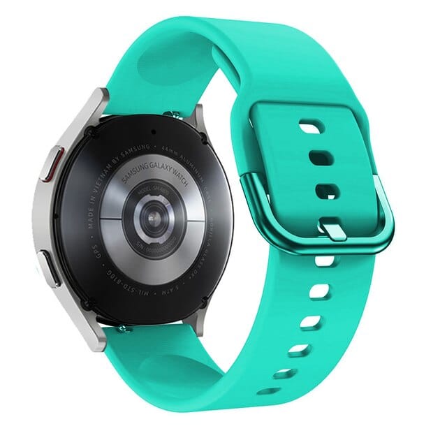 Silicone Sports Watch Band For Samsung Turquoise / 20mm
