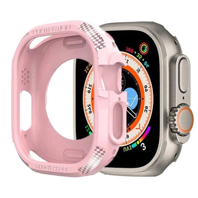 Large Shockproof Watch Bumper Pink / 49mm (Ultra)