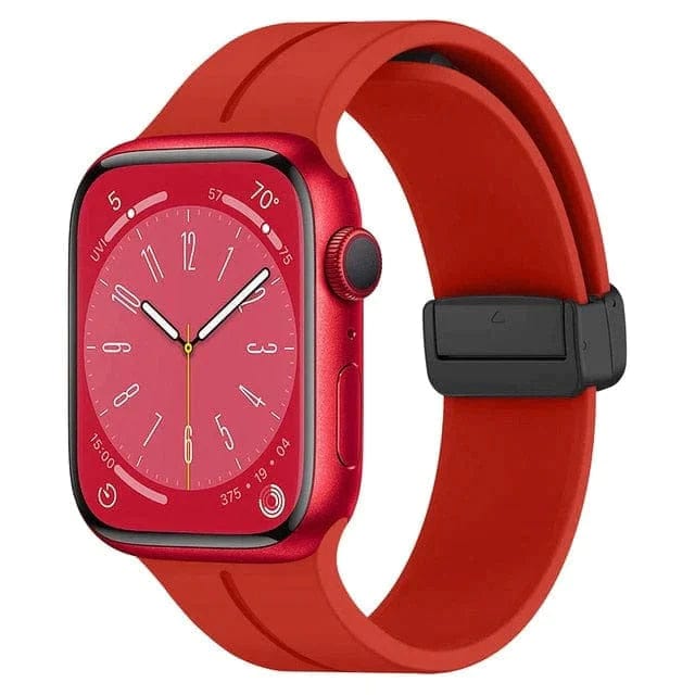 Magnetic Buckle Sports Watch Band Red / 38mm, 40mm & 41mm