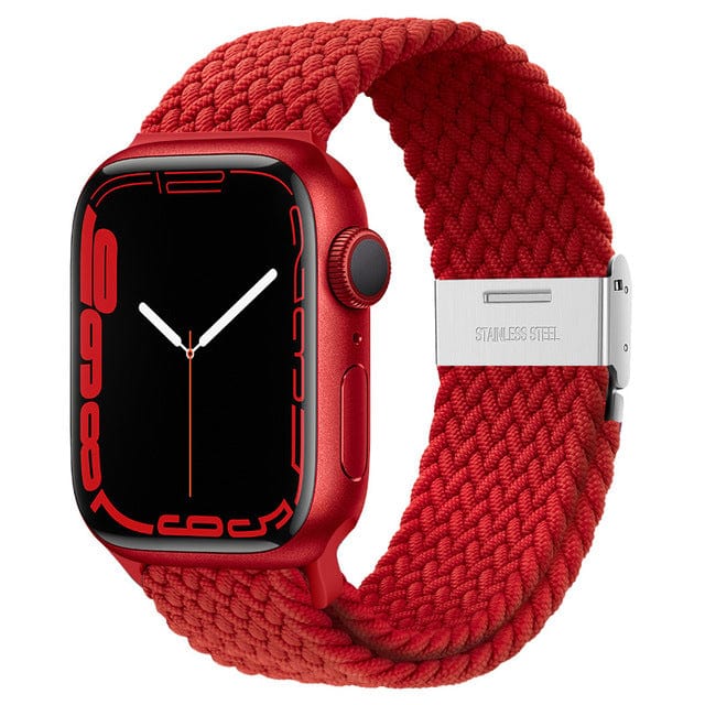 Braided Loop Watch Band Red / 38mm, 40mm & 41mm