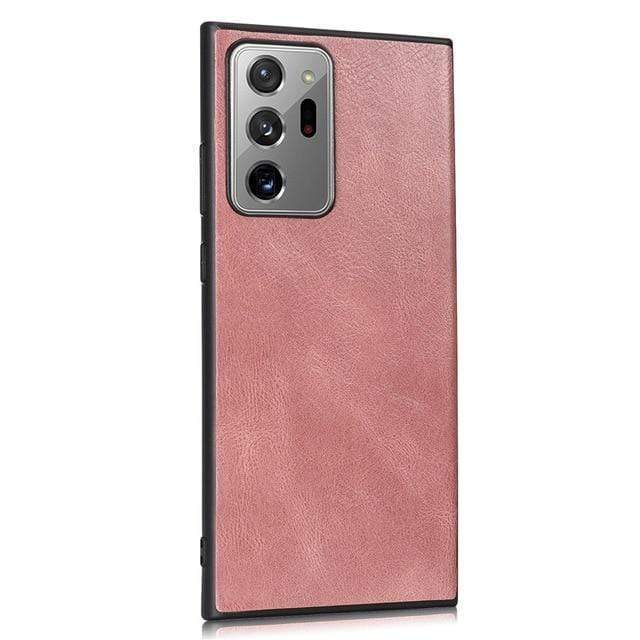 Slim Leather Case For Samsung Galaxy Galaxy S10 / Rose Gold