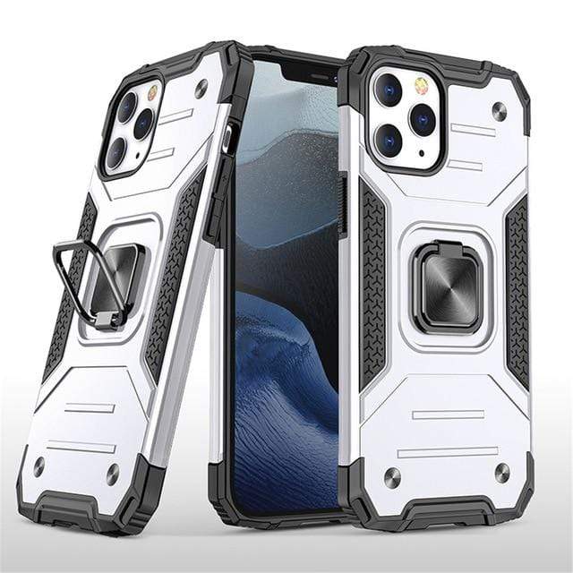 Magnetic Shockproof Phone Case iPhone 6 / Silver