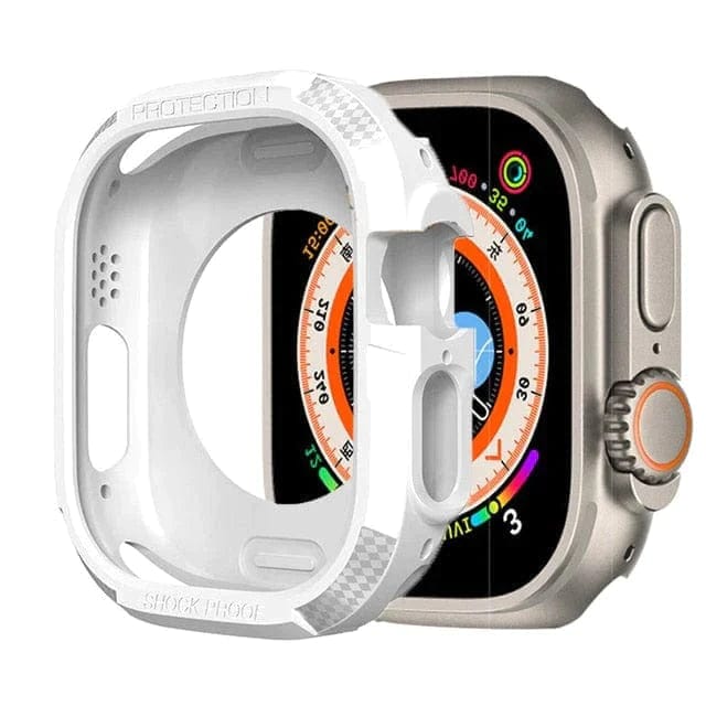 Large Shockproof Watch Bumper White / 49mm (Ultra)