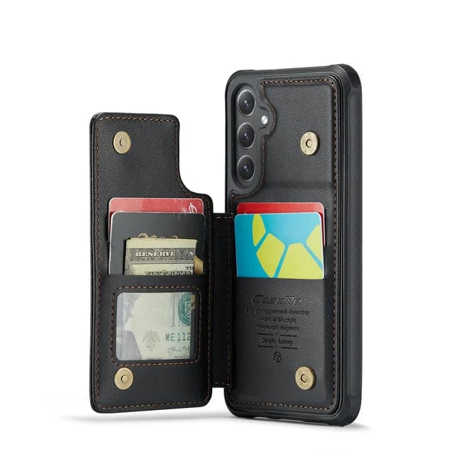 RFID Flip Leather Wallet Case For Samsung Galaxy Samsung Galaxy S20 / Black