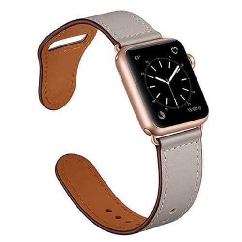 Leather Loop Watch Band Grey / 38mm, 40mm & 41mm