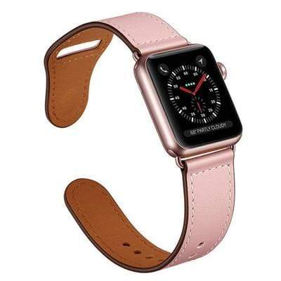 Leather Loop Watch Band Pink / 38mm, 40mm & 41mm